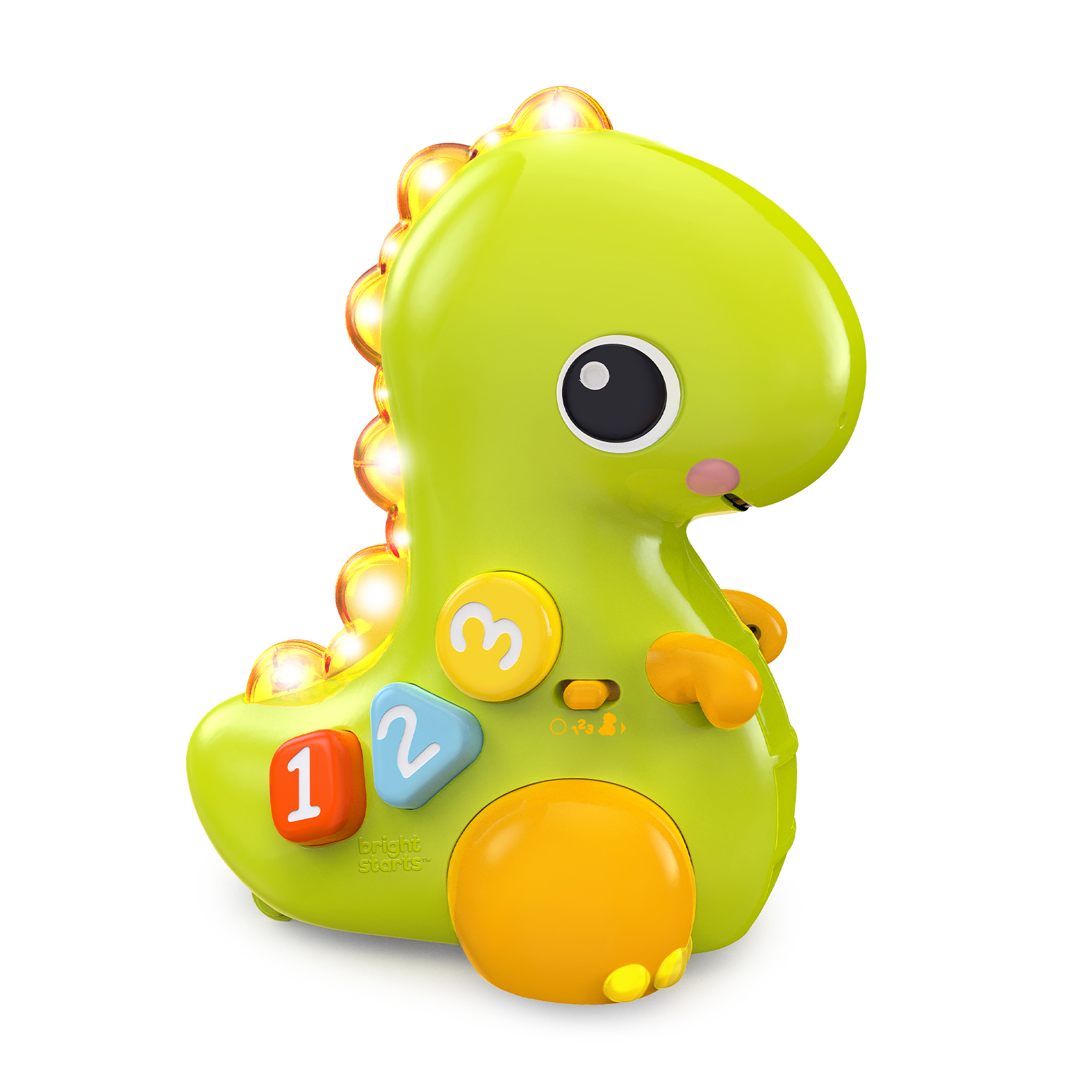 Дитяча музична іграшка Bright Starts Go, Go, Dino, 24*13*21.1 см, від 6 місяців (12506)